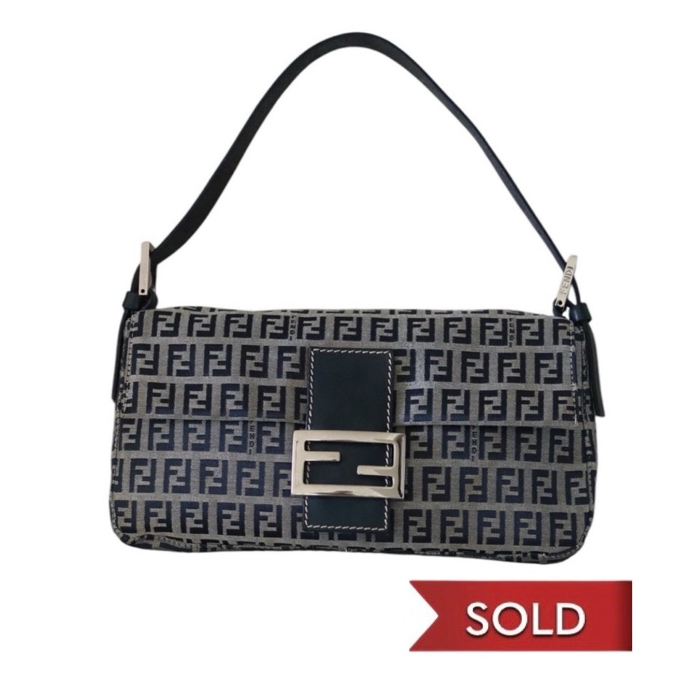 FENDI ZUCCHINO BAGUETTE JEAN VINTAGE